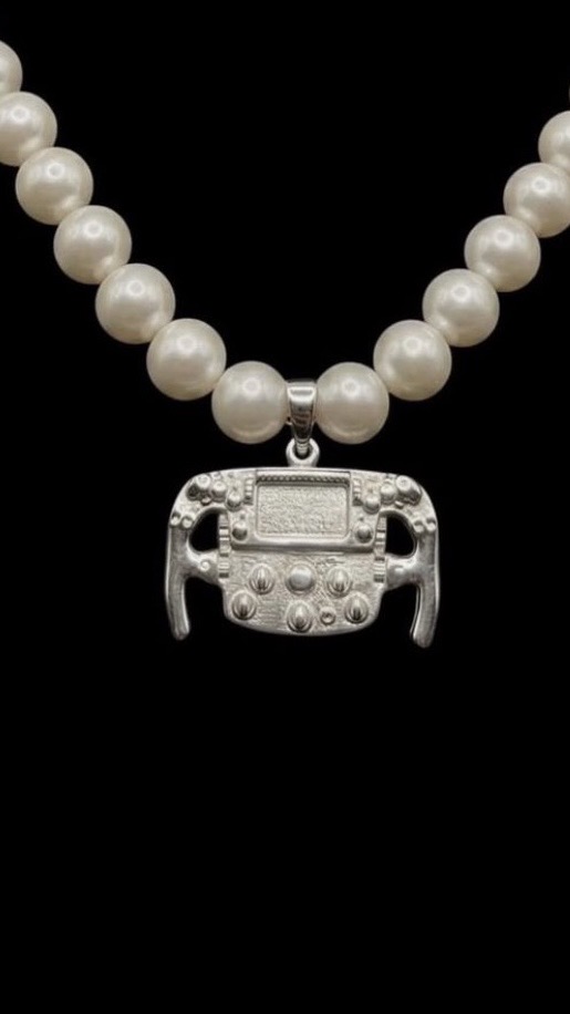 Steering Wheel Pearl Necklace - Imagem 2